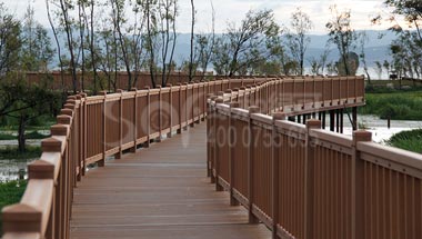 大理洱海旅游景區納米木合金棧道案例