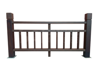 高耐色竹木欄桿-2